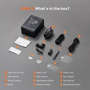 70mai Omni X800 4K Dash Cam with Rear - 128GB