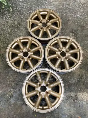 14 Japanese Black Racing Alloy Wheels for All