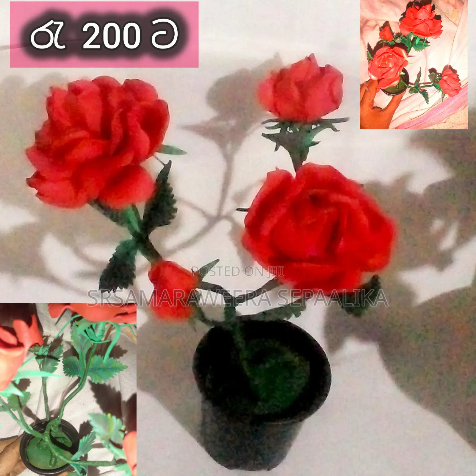 Artificial Flower Vases Pipecleaner/Formsheet