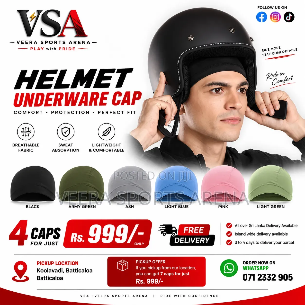 Helmet Underware Cap