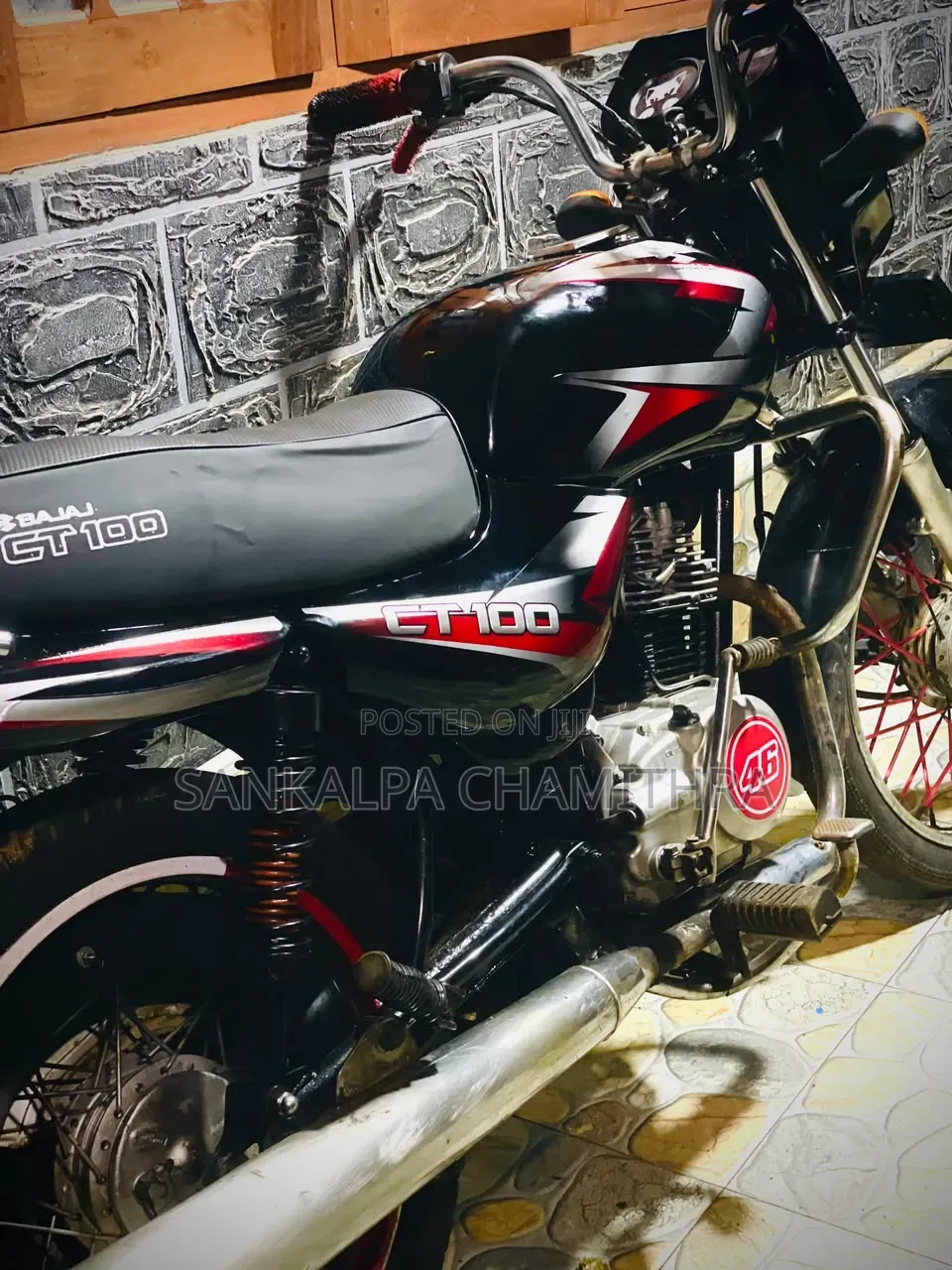 Bajaj CT 100 2007 Red