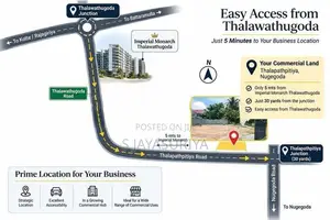 Commercial Land for Rent Nugegoda