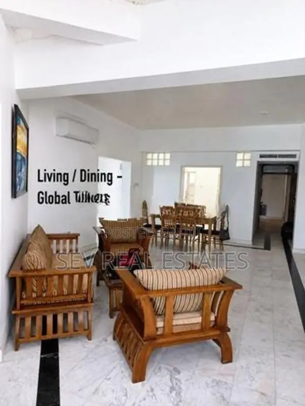 Three Bedroom Unfinished Apartment for Rent in Colombo 4