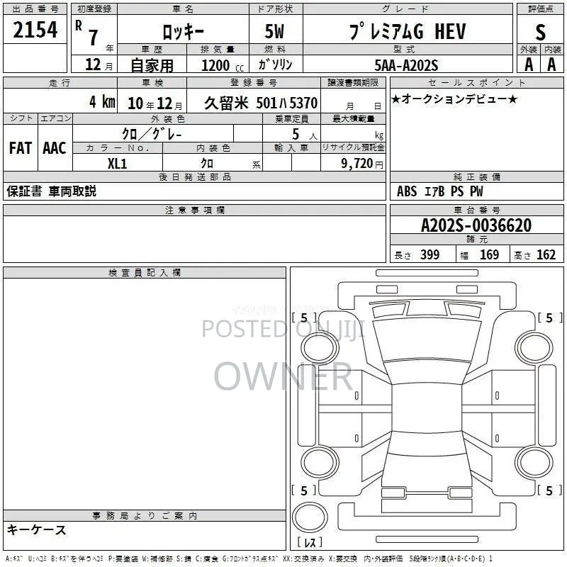 Daihatsu ROCKY G PREMIUM HYBRIDE ZERO 2025 SUV Brand New