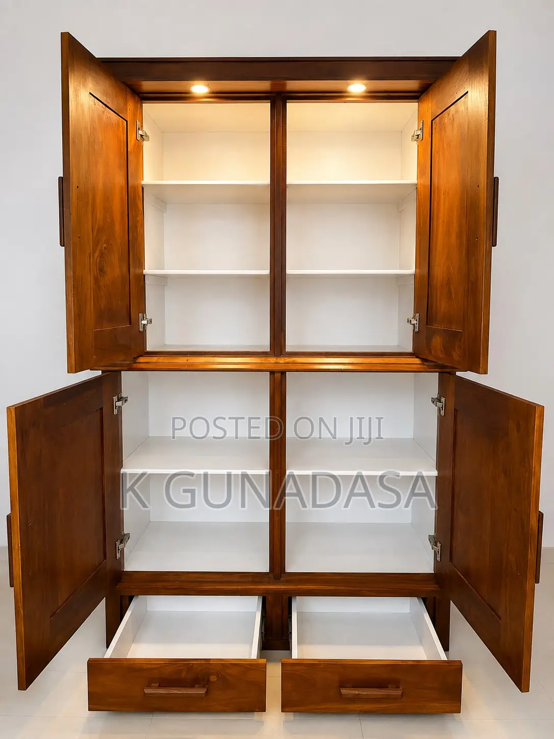 Luxury Mahogany Storage Cabinet for Living Dining Room