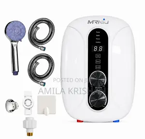 Instant Hot Water Heater Built-in Pump + 5 Mode Shower