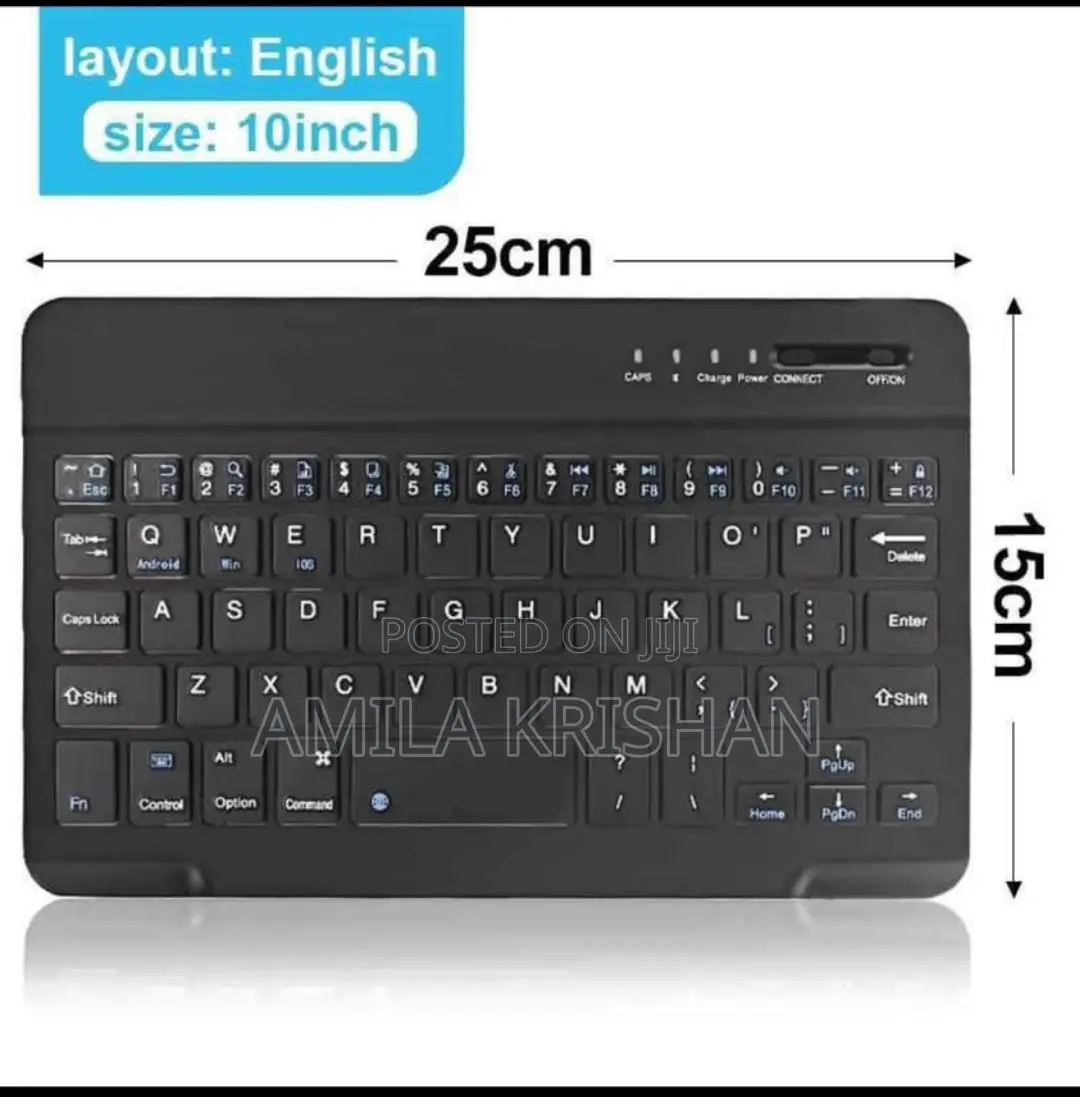 Bluetooth Wireless Keyboard Rechargeable