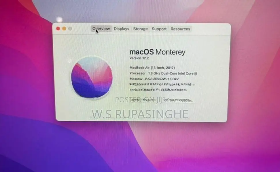 Apple Macbook Air 2017