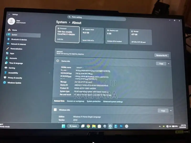Asus Tuf F16