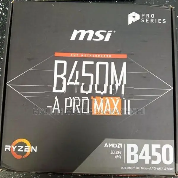 MSI B450M-A Pro Max II Motherboard