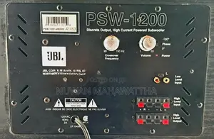JBL PSW1200 Active Subwoofer