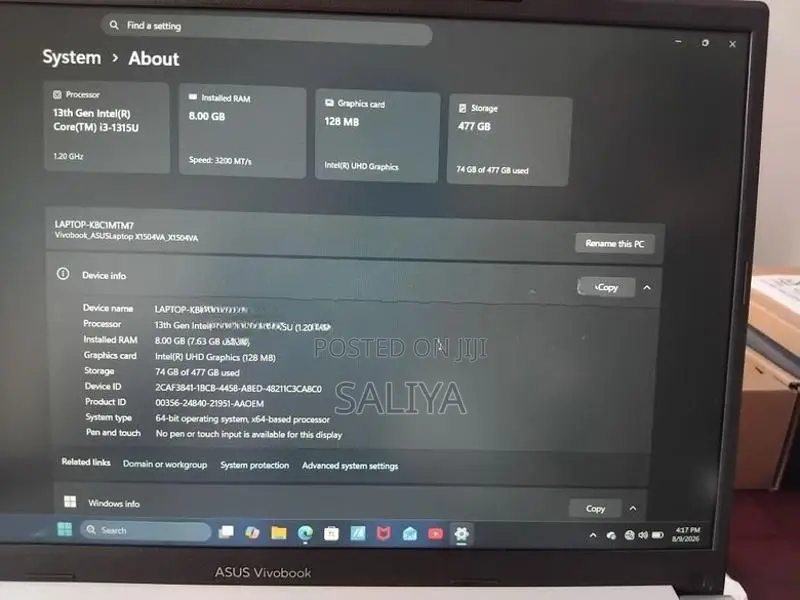 i3 13th Gen ASUS Laptop