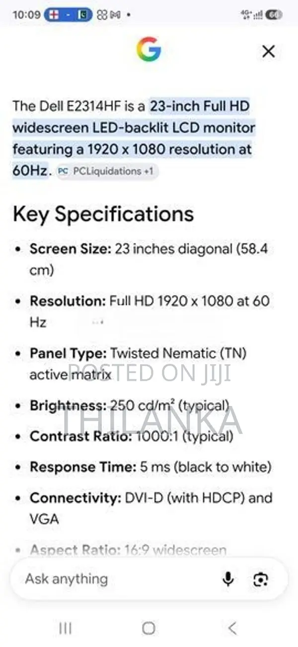 Dell Monitor 23"
