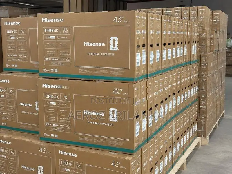New Hisense 43" 4K Ultra HD Smart TV with Voice Control