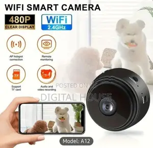 Camera Wifi Mini 5MP Hd V/Recording - Model A12 type "C" USB new
