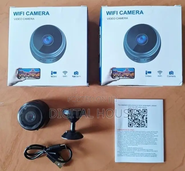 Camera Wifi Mini 5MP Hd V/Recording - Model A12 type "C" USB new