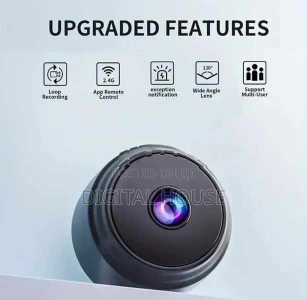 Camera Wifi Mini 5MP Hd V/Recording - Model A12 type "C" USB new