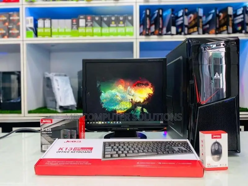 INTEL CORE I5 4TH GEN DESKTOP FULL SET COMPUTER WITH 17 INCH MONITOR