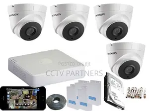 Hikvision Weather Proof Turbo HD high quality 4 CCTV Camera Packages