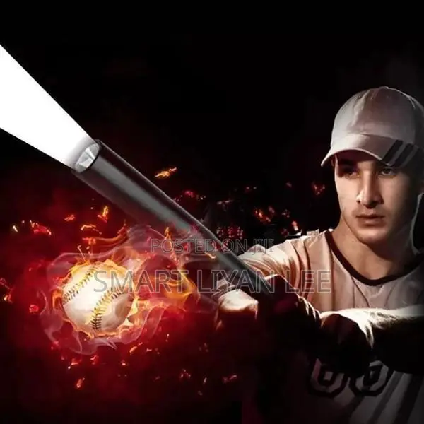 Multi-Purpose Baseball Bat LED Flashlight Security Torch