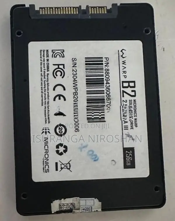 Micronic Warp 256GB SSD