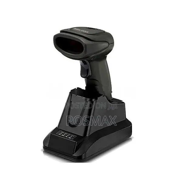 POS - Wireless Barcode Scanner with Cradle Base
