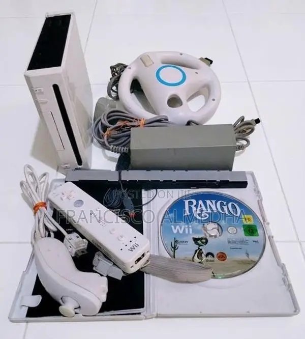 Nintendo Wii Full Set With A Game