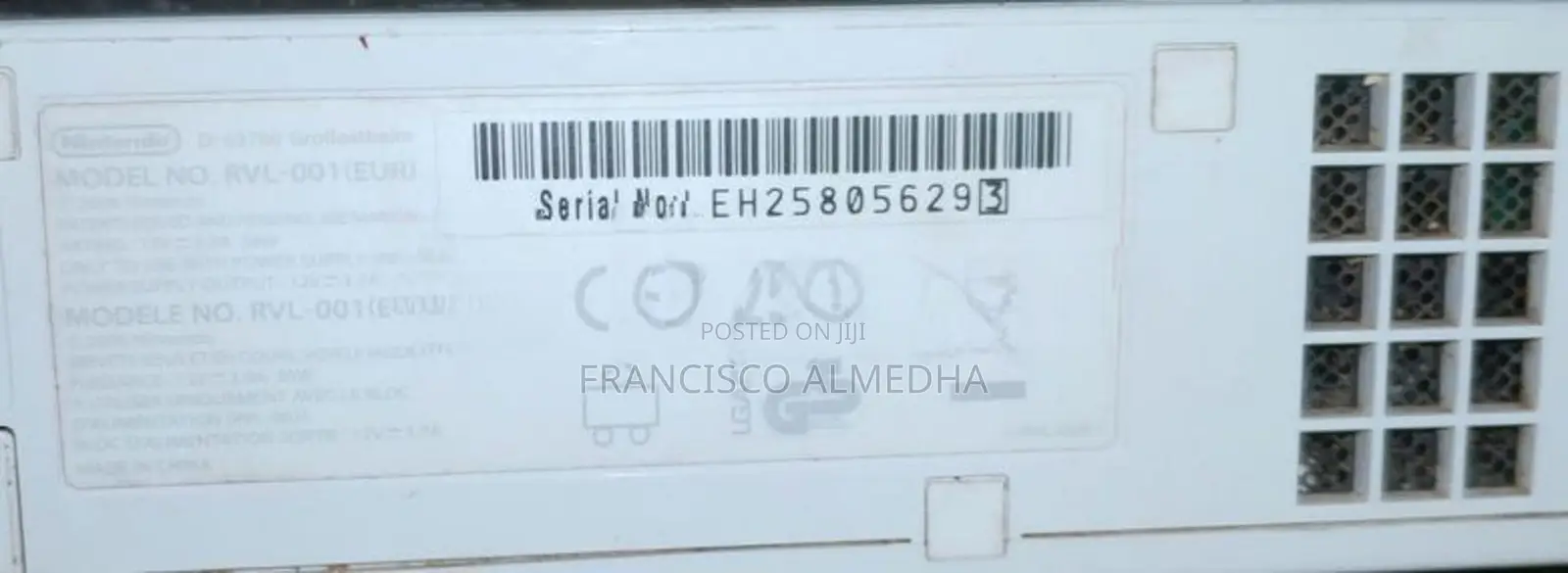 Nintendo Wii Full Set With A Game