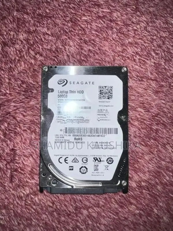 Seagate 500GB 7200RPM Laptop HDD