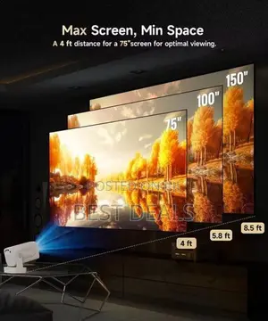HY310 Mini Smart Projector 1080p 4K support