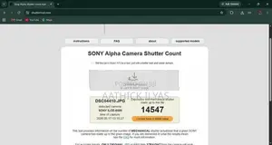 Sony A6000 Mirrorless Camera Body Only - 14.5K Shutter Count