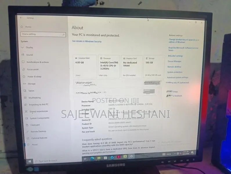 Intel Core I5 4th Gen