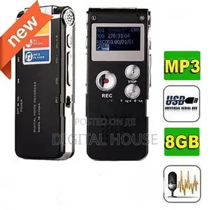Voice Recorder professional 8GB / 300Hrs recording Duration