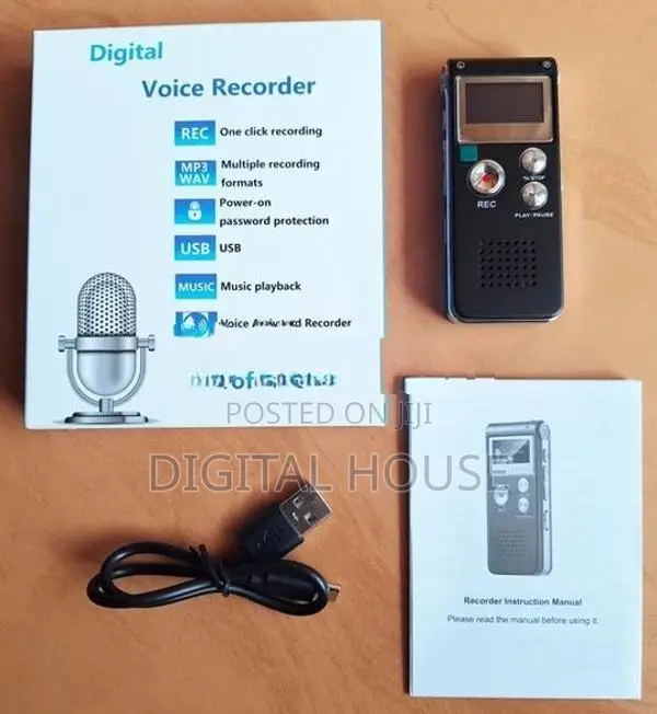 Voice Recorder professional 8GB / 300Hrs recording Duration