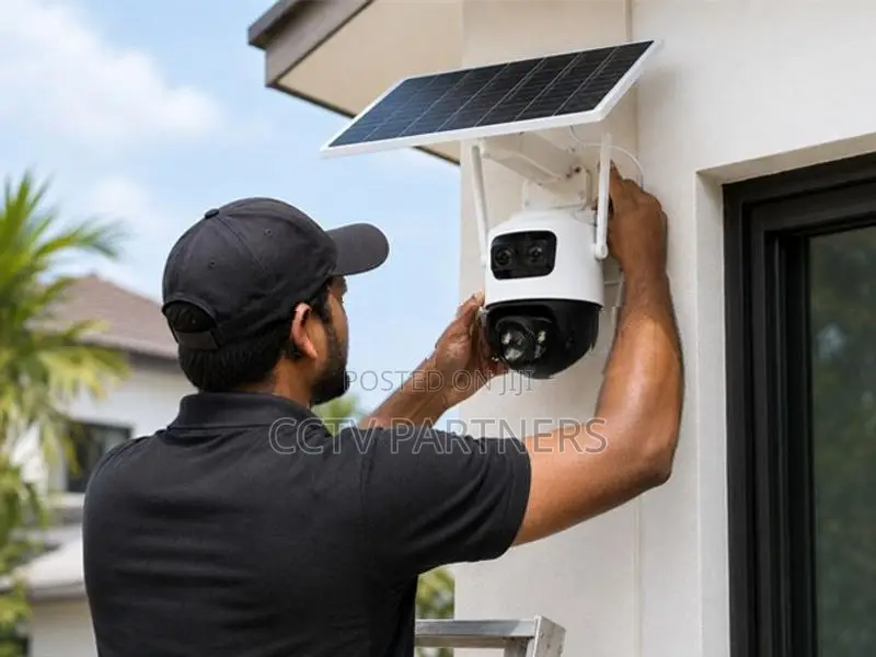 IMOU AOV PT 5MP 4G & Wi-Fi Solar Battery Dual cctv Camera Installation