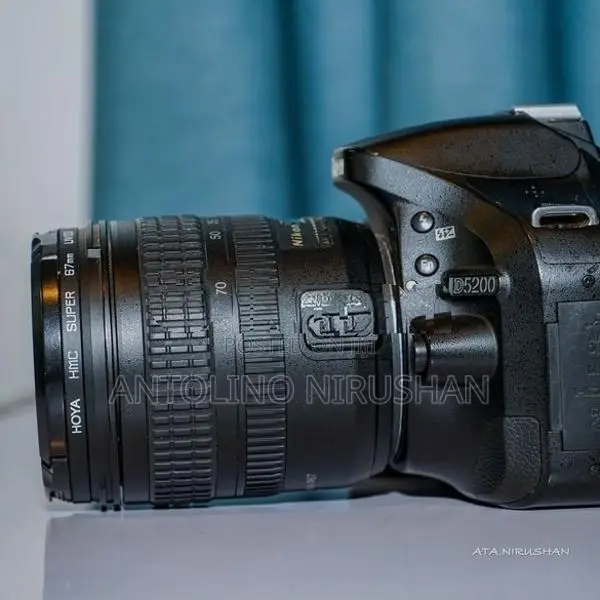 Nikon 5200 With 18-70mm F/3.5-4.5 AF-S DX. Lens