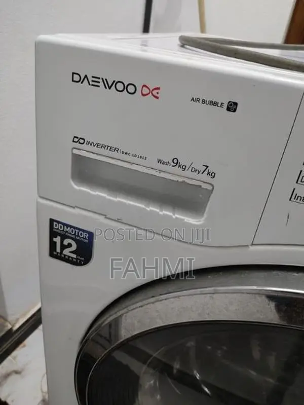 Daewoo 9KG Washer / 7KG Dryer – From Qatar Excellent Condition