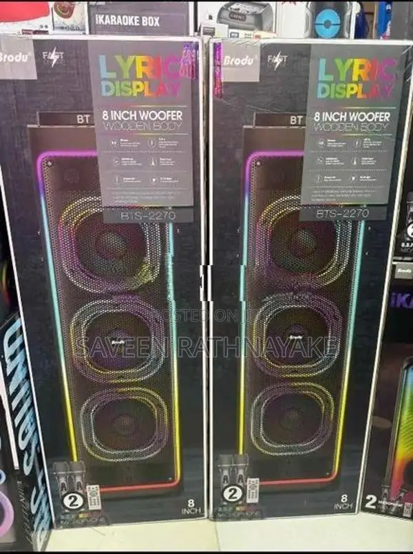 Brodu BTS - 2270 High Power Outdoor Speakers with Dual Mic