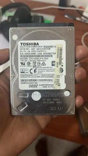 Toshiba 1TB 2.5" Solid State Hybrid Drive (Sshd) – MQ02ABD100H