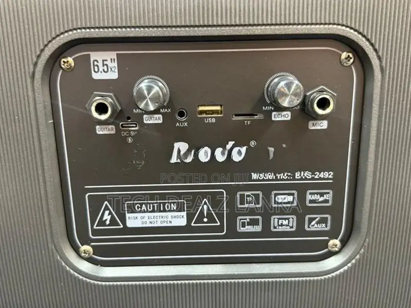 Brodu BTS 2492 Boom Box Party Speaker