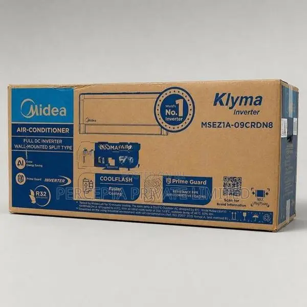 Midea Klyma 9000 BTU Inverter Air Conditioner - Supply Only