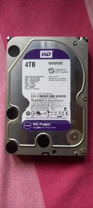 4TB WD Purple Surveillance Hard Disk