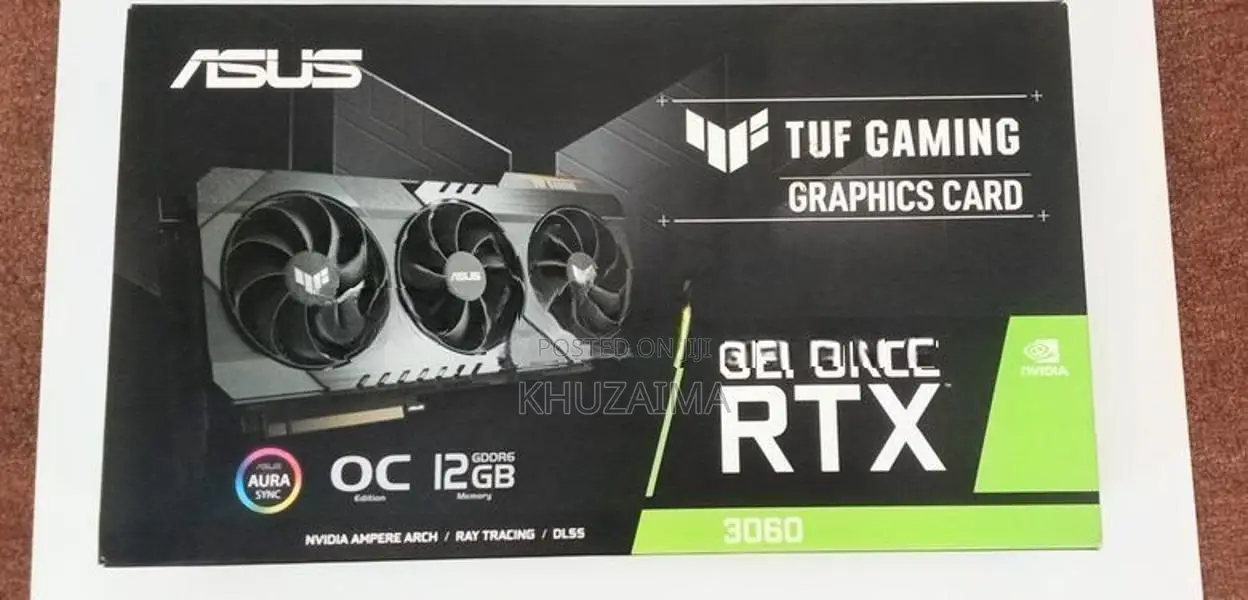 Asus TUF Gaming RTX 3060 12GB OC Triple Fan Box