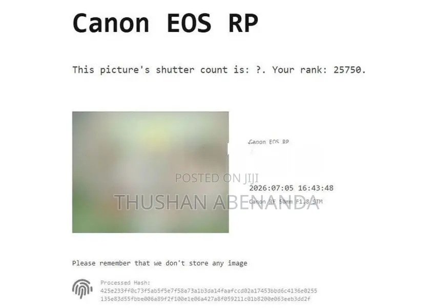 Canon RP Camera