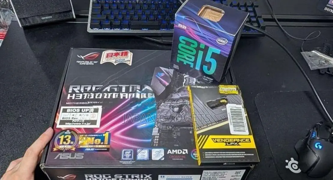 Japan Imported Asus ROG Strix H370-F + i5-9400F 16GB Ram Combo