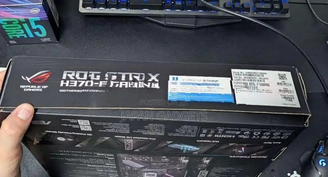 Japan Imported Asus ROG Strix H370-F + i5-9400F 16GB Ram Combo