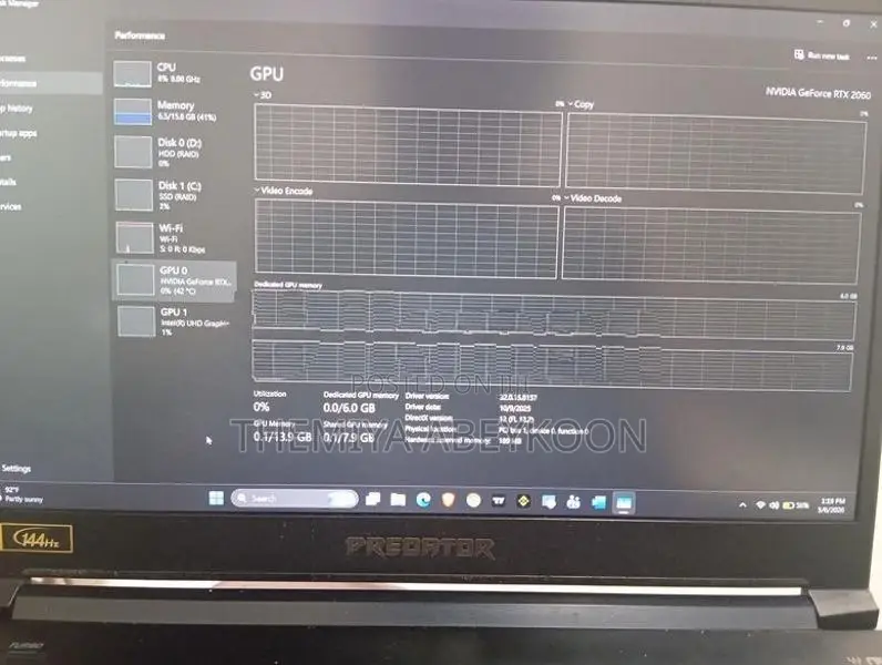 Acer Predator Helios 300 Gaming Laptop