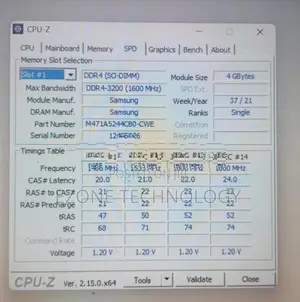 Samsung 4GB DDR4 3200MHz Laptop Ram