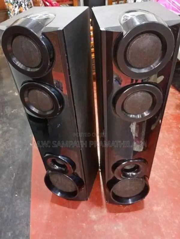 Black Tower Speakers