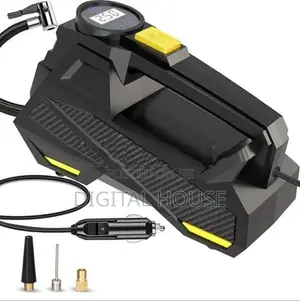 car Air Pump / Compressor 12V Digital + LED torch 150 PSI - new